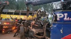 More than 40 dead after multi-vehicle crash in Uganda
