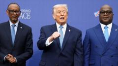 Trump hails 'historic' peace deal between DR Congo and Rwanda