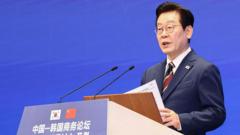 South Korea's Lee Jae Myung meets China's Xi as he seeks to reset ties