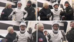 Watch: Astronauts return to Earth after medical evacuation
