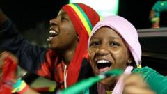 Ecstasy and now a day off - Senegal fans around the world celebrate Afcon win