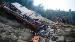Briton among 19 killed in Nepal bus crash