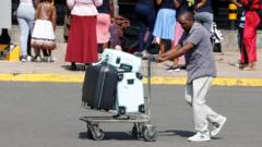 Kenya strike delays flights at international hub airport