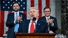 Trump's theatrical State of the Union address offers little hint of any change in course