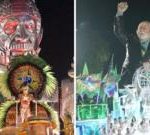 Giant robot tribute to Brazil's President Lula leads start of Rio Carnival