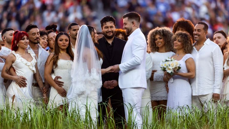 Wedding ceremony during Bad Bunny's Super Bowl half-time show was genuine