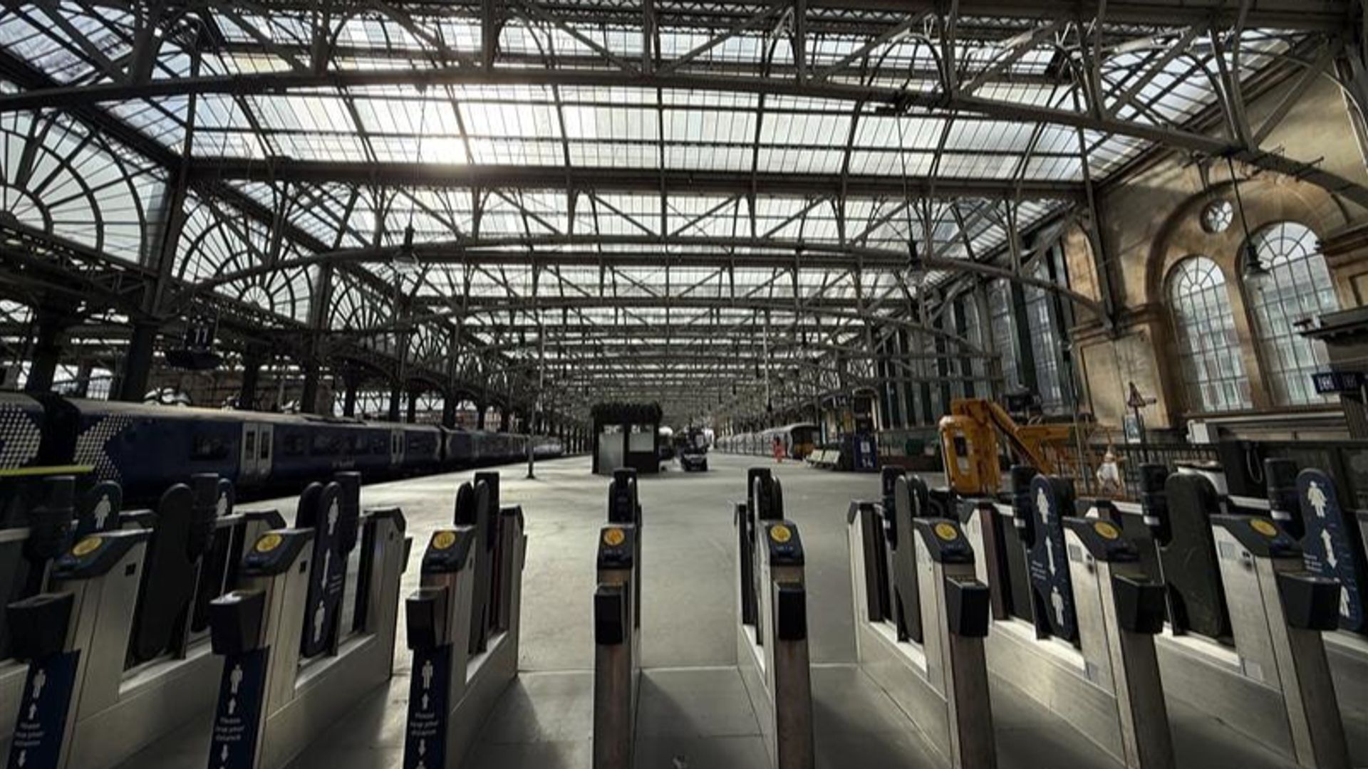 Scotland's busiest railway station to partially reopen after devastating fire
