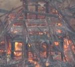 Sacred hall housing 'eternal flame' in Japan destroyed by fire
