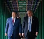 Xi takes Trump on tour of Communist Party's seat of power as China visit ends