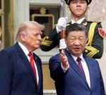 In pictures: Trump hosted by Xi Jinping in Beijing on two-day summit