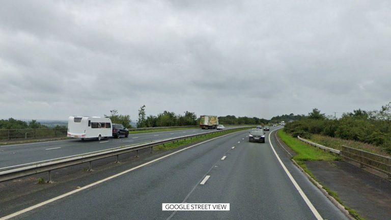Royal Navy helicopter crashes into field