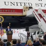 Trump unveils new converted Air Force One jet he accepted as gift from Qatar