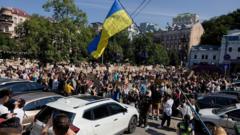 Protests in Ukraine's cities against Zelensky's removal of defence minister