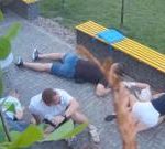 People flee as Russian strike hits near Ukraine coffee shop