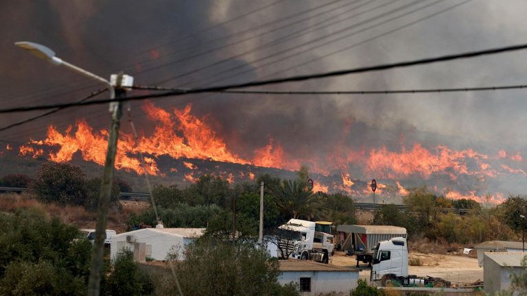 Rescuers search for Spanish wildfire survivors as woman issues plea for help over missing parents