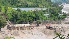 Seventeen dead and hundreds unaccounted for as flash flood hits Nepal-Tibet border