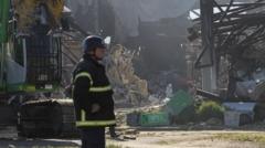 Rescuers dig through Ukraine mall wreckage as Zelensky condemns 'despicable' strike