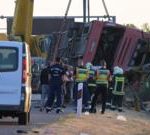 Twelve killed as Polish bus veers off Hungarian motorway