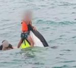 Moment family rescued after 16 hours floating on jet ski off Thailand