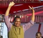 Zambia's president sworn in for second term while opponent detained