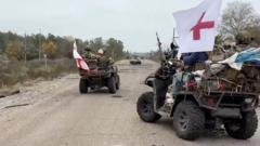 Residents leave devastated Russian-occupied Oleshky as evacuation corridor opens