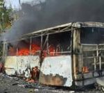 Russian strike on buses kills 33, say officials, as deadly attacks on Ukraine surge