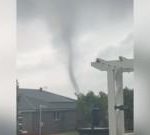 Rare tornado whips through small Australian town