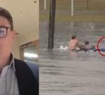 Moment man rescued from sinking car by Australian TV reporter