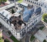 Suspect arrested after historic town hall set alight during disorder - French media