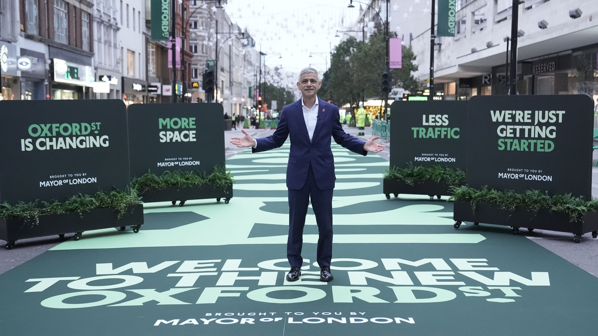 London's Oxford Street pedestrianised in 'truly momentous occasion for capital'